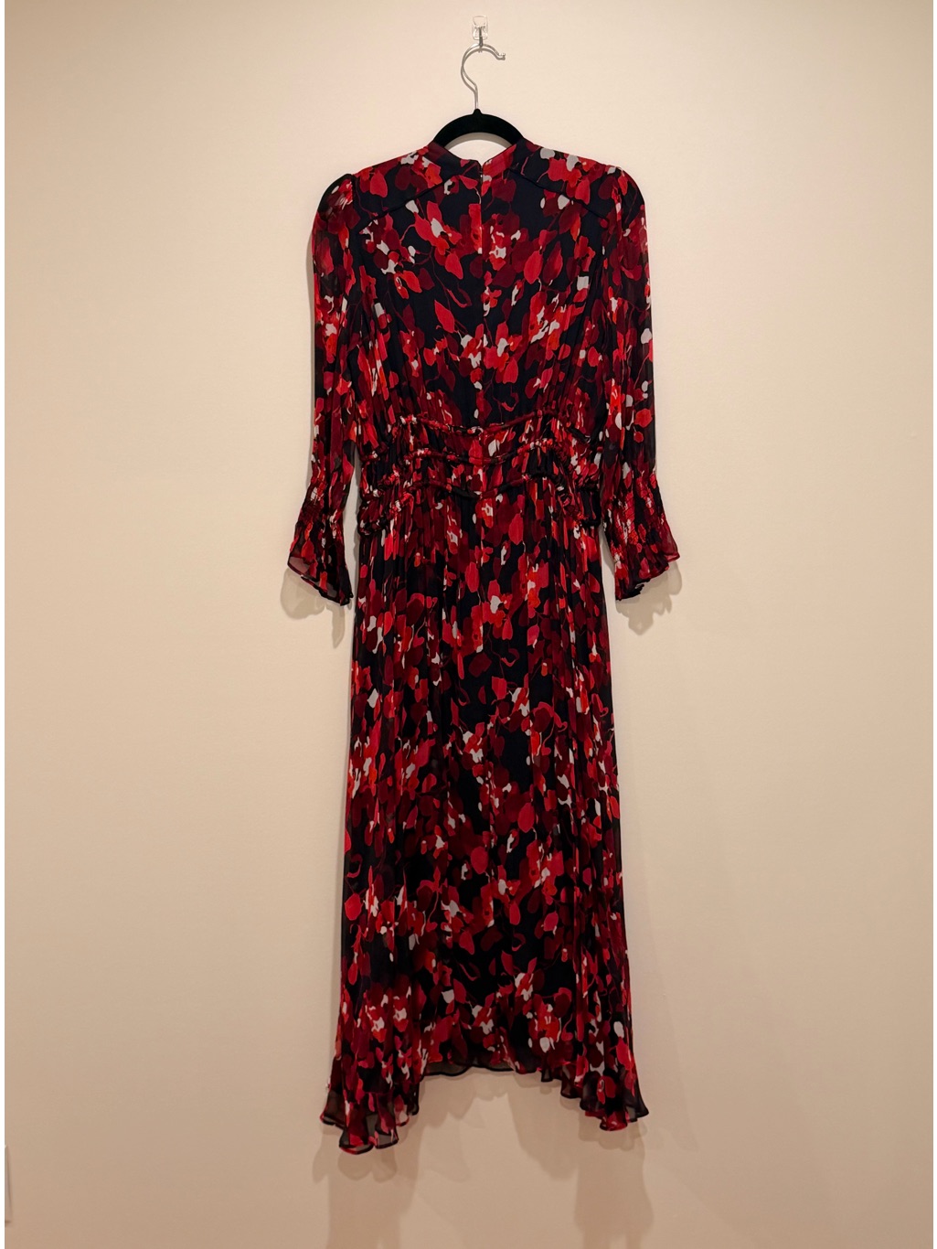 Nwt The Fold London Leone Midi Dress - 100% Silk - Size Us 8/ Uk 12 — image 3 of 7
